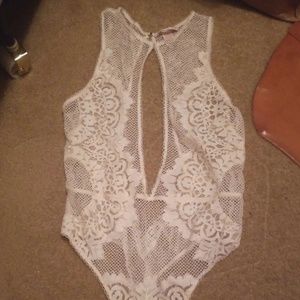 NWOT Victoria's Secret Plunge Lace Bodysuit